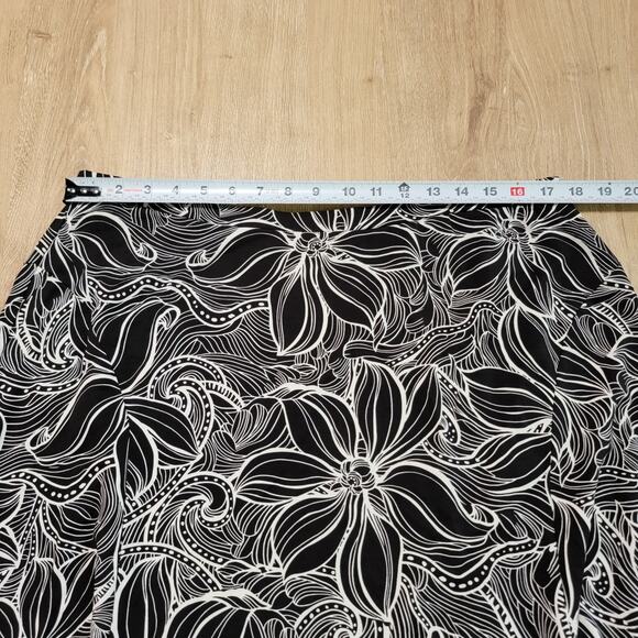 Talbots Plus Size 2XP Petite Midi Skirt Stretch Slinky Beach Vacation Cover Up - Picture 6 of 7